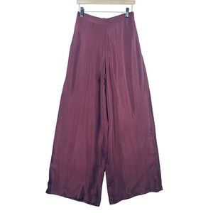 Athleta‎ Calm Cool Wide Leg Pants XS Mauve Lounge Comfy Stretch Travel Pant